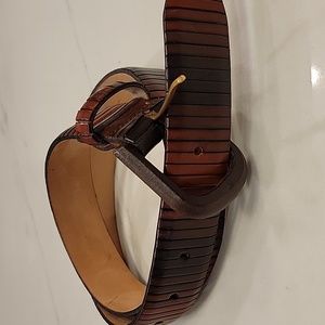 Leather Belt Saks Fifth Ave, made in Italy size M